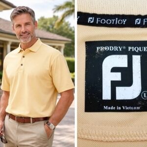 FOOTJOY Men's Golf Polo size Large